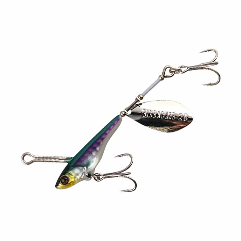 Jackall Metal Jig Big Backer Spin 40g Anchovy/Lens Holo