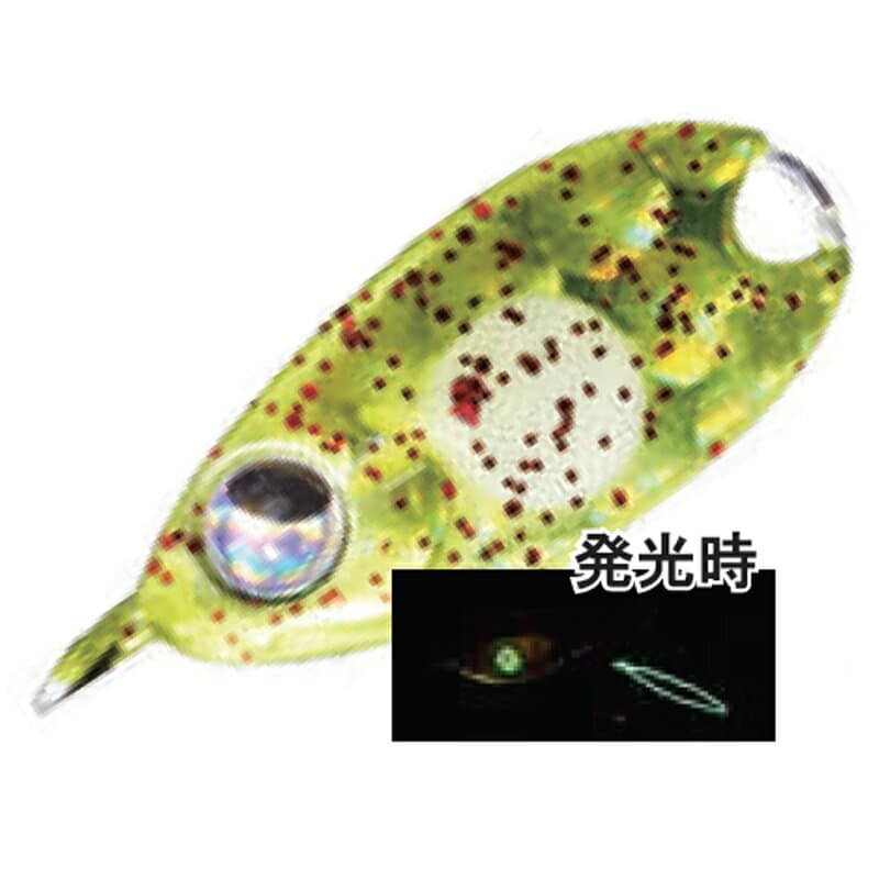 Rudie's Metal Jig Gyoshi Metal Hirari 2.5g Chart Spot Glow