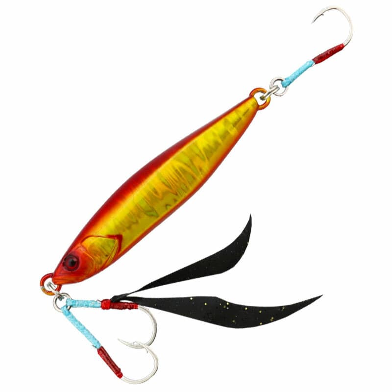 Jackall Metal Jig Flag Trap 40g Akakin/Magma Wave Holo