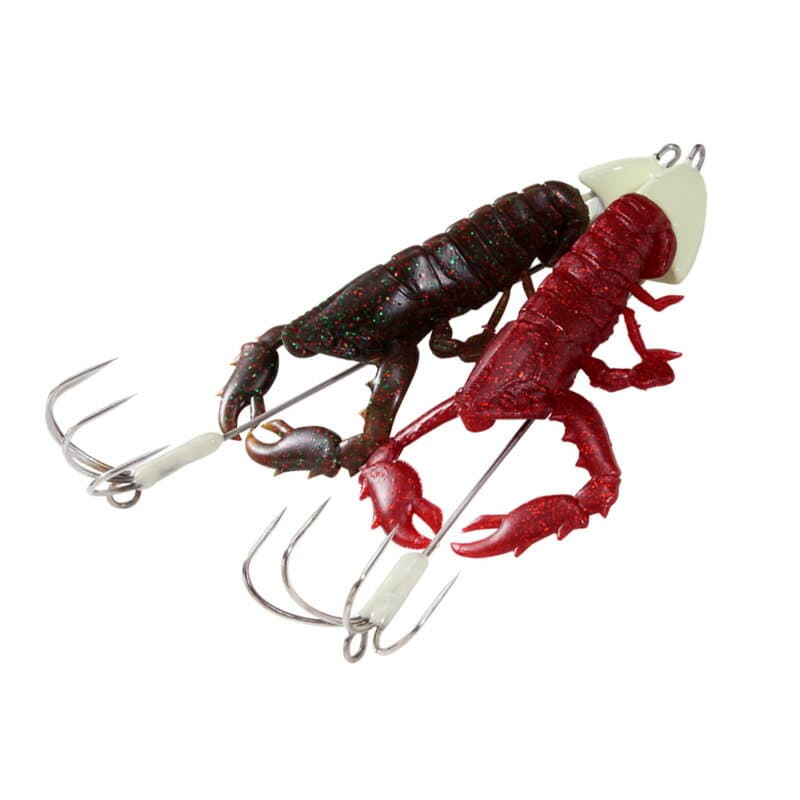 Megabass TACO-LE Soft 14g Red Red Flake × Iwagani
