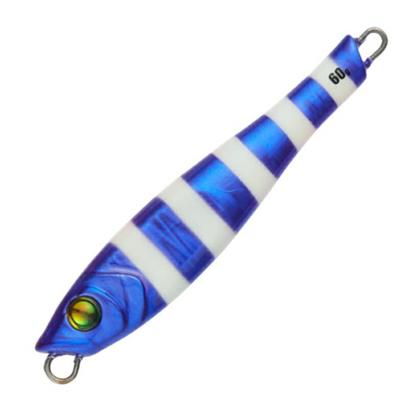 Tailwalk Yummy Jig TG Tachiuo Game Tuned 60g #14 WH Purple Glow Zebra