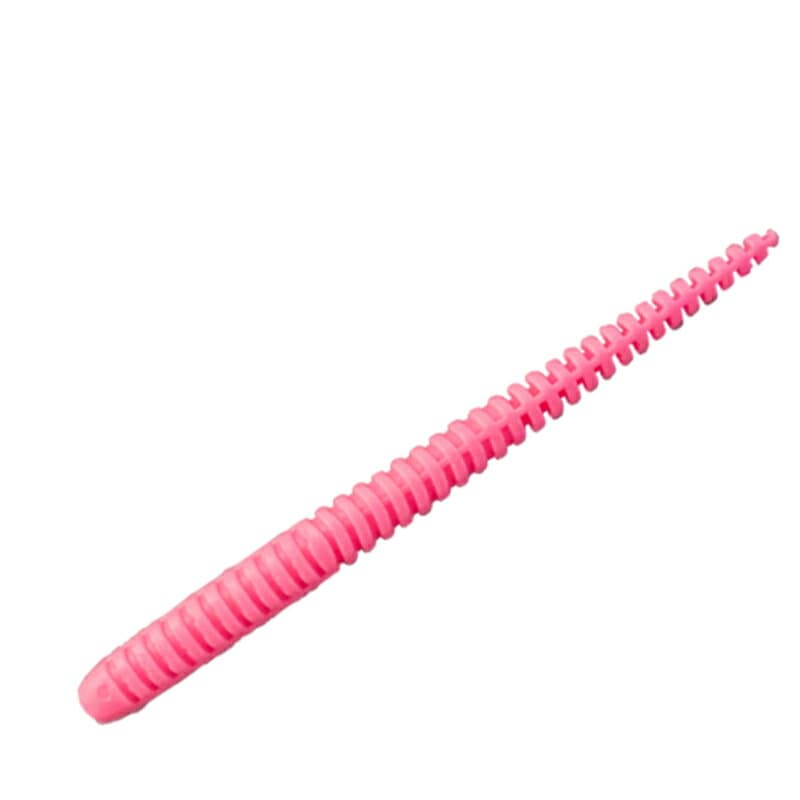 Jackall Worm Mellow Ring 3.0inch VC Demon Glow Pink