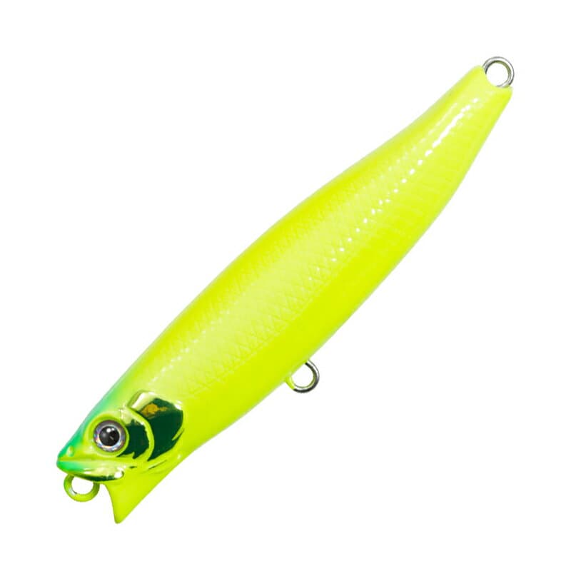 Issei Seabass Lure Umitaro Amepen #012 Solid Lime Chart