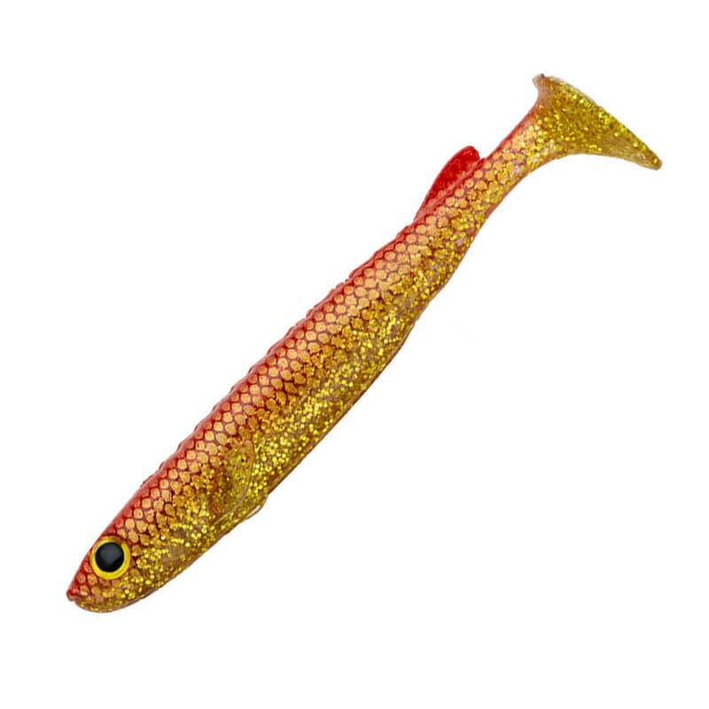 Ecogear Worm Celt 3.5inch #484 CP Red Gold