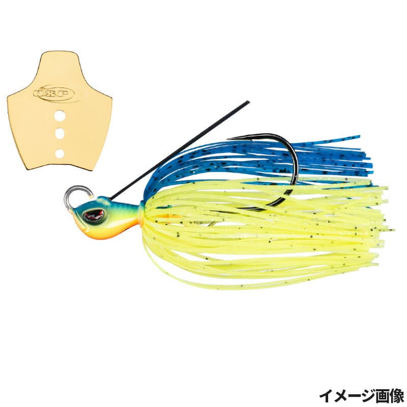 OSP Metal Blade Jig 3/16oz BJ53 Chart Blue Back