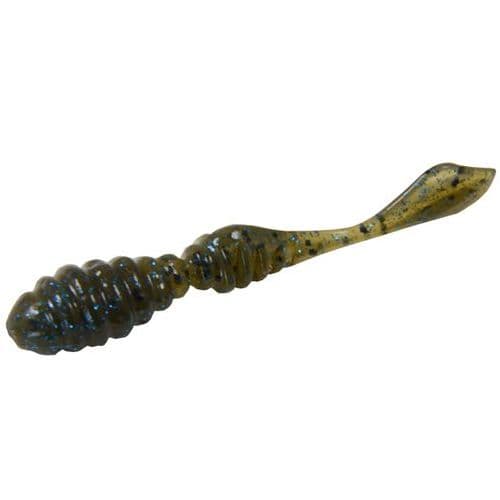 Dstyle Worm D1 2.2inch Green Pumpkin Blue Flake & Pepper