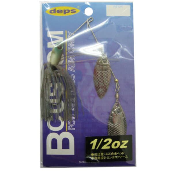 Deps Spinnerbait B Custom 1/2oz Double Willow #03 Blue Smoke