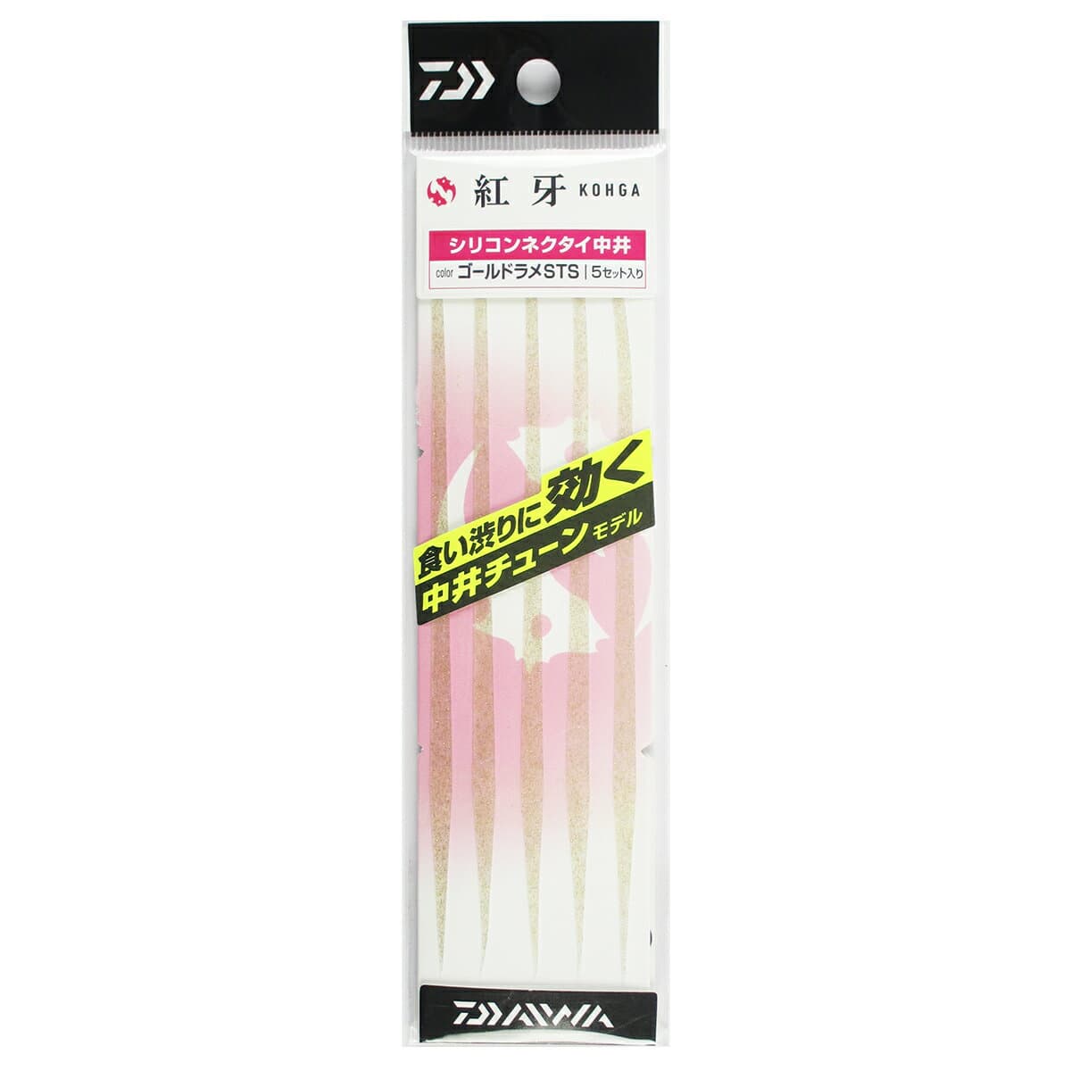 Daiwa Kohga Silicone Necktie Nakai Tune STS Slim Gold Glitter