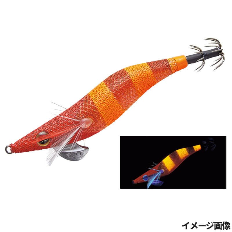 がまかつ スピードメタル エギドロッパー 2.5号 #12 レッドヘッド/赤エビゼブラ 80-609【ゆうパケット】