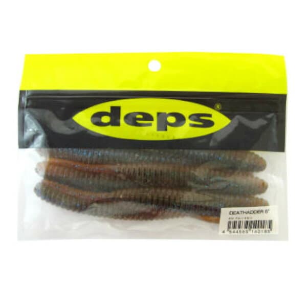 Deps Worm Death Adder 6inch #18 Blue Marron