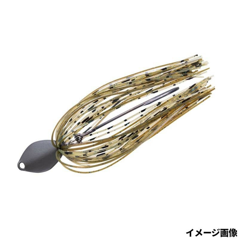Daiwa Rubber Jig Steez Flex Jig 10g Green Pumpkin Blue Flake