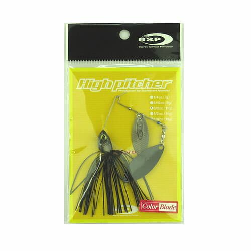 O.S.P Spinnerbait High Pitcher 3/8oz Double Willow S55 C.B.Black