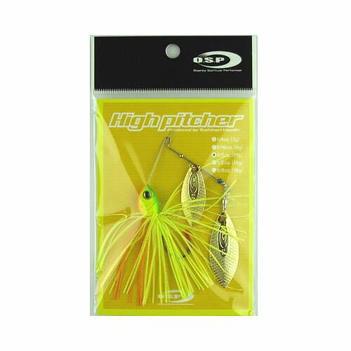 OSP High Pitcher 3/8oz Double Willow S35 Impact Lime Chartreuse