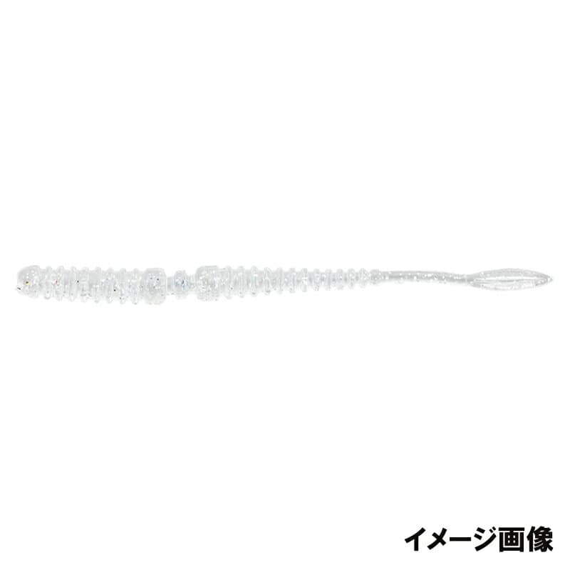 Jackall Worm Peke Ring Tide Max 2.7inch Clear Holo Flake