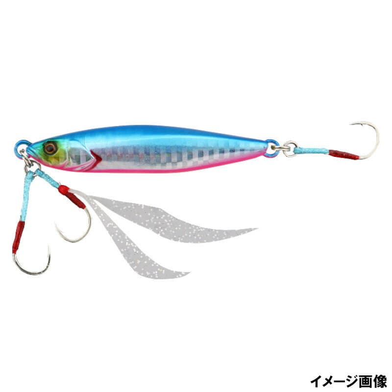Jackall Metal Jig Flag Trap 80g Blue Pink/Border Holo
