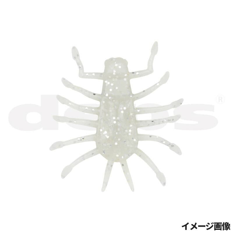 Deps Worm Wiggle Bug #130 White/Silver Flake