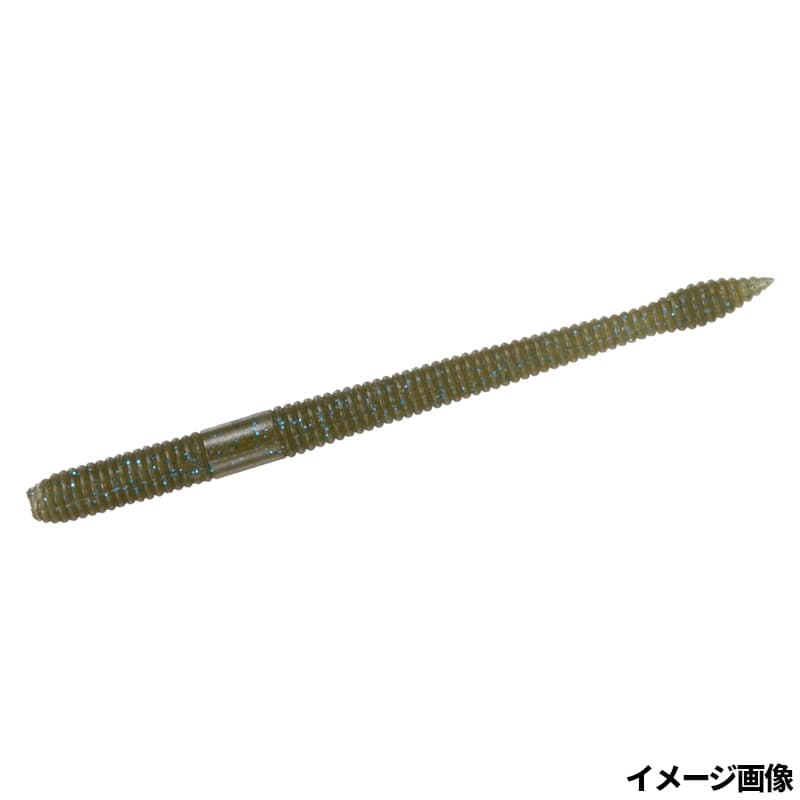 Daiwa STEEZ Neko Straight 5 inch Green Pumpkin Blue Flake