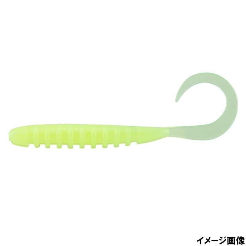 Jackall Worm Tide Curly 2.0inch Glow Chart