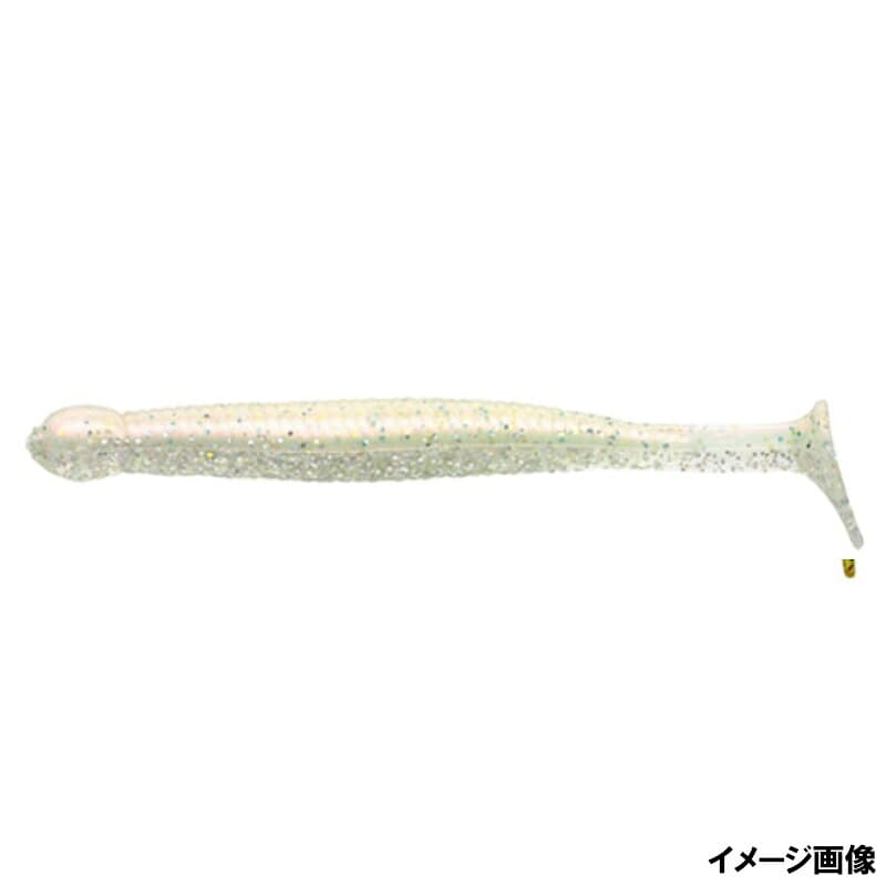 Ecogear Worm Grass Minnow M 2-1/2inch #163 Shining Muroran (luminous)