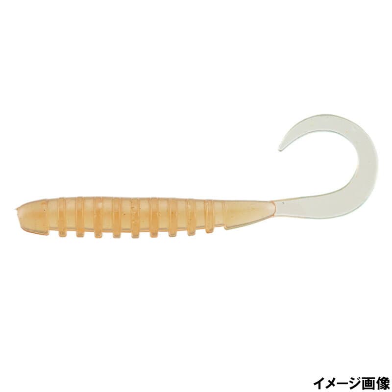 Jackall Worm Tide Curly 2.0inch Isome Glow Crush