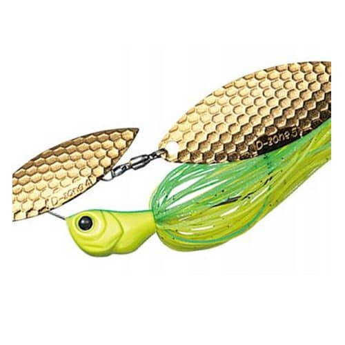 Evergreen Spinnerbait MoDO D Zone 1/2oz Double Willow #16 Super Chart G