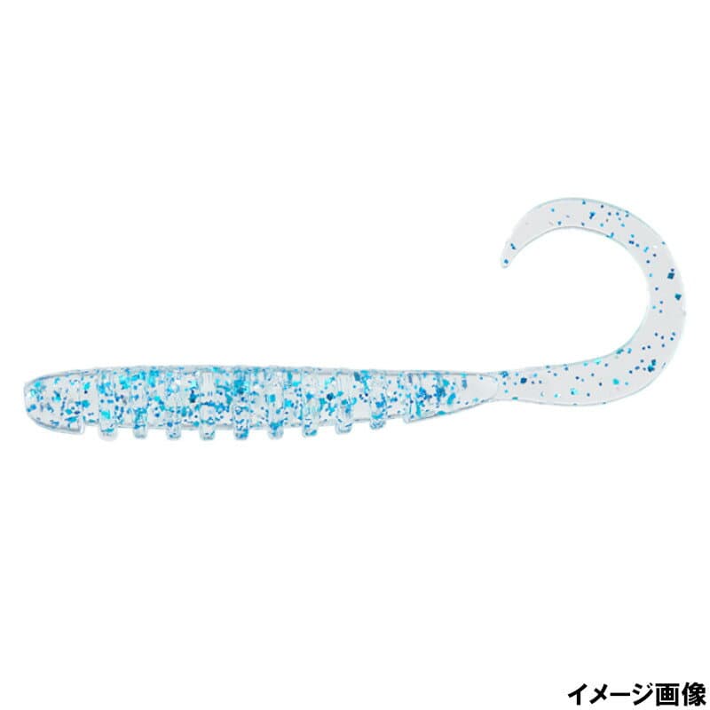 ジャッカル ワーム タイドカーリー 2.0インチ イワシグロークラッシュ【ゆうパケット】