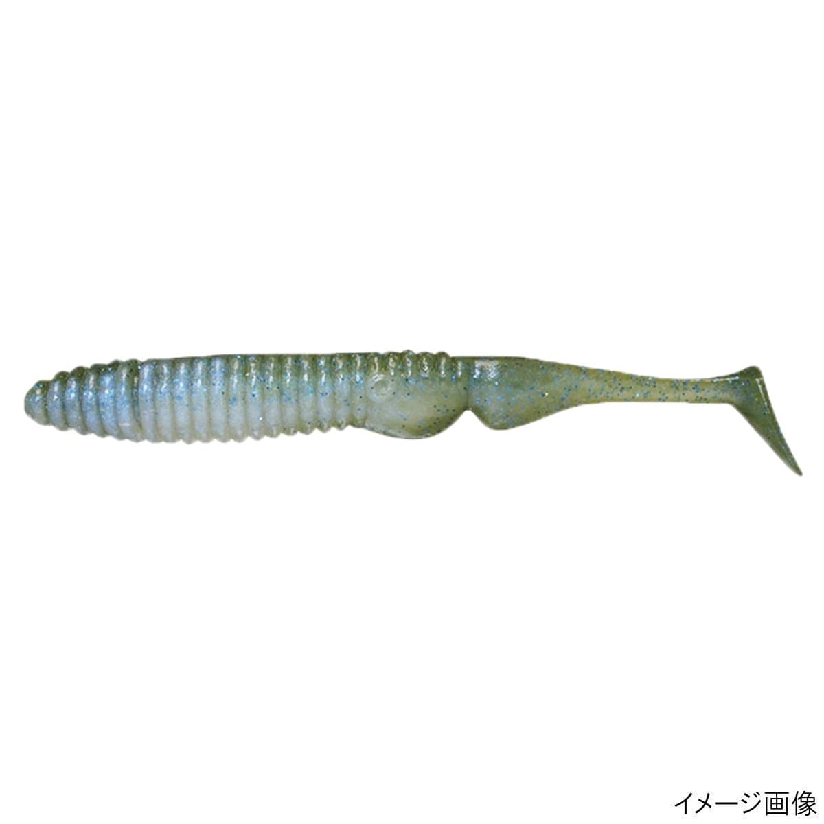 Jackall Ammonite Shad 3.0 inch Melon Blue/Clear Pearl