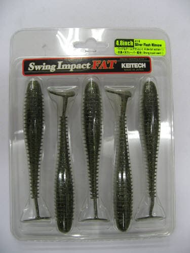 Keitech Swing Impact Fat 4.8 #416 Silver Flash Minnow