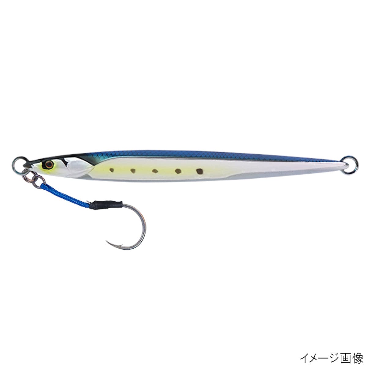 Jackall BamBluz Jig Semilong 120g Aluminum Sardine