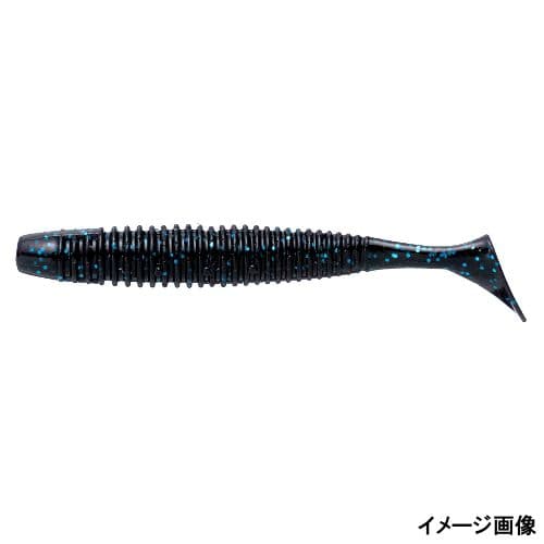 O.S.P Worm HP Shadtail 2.5inch W006 Black/Blue Flake