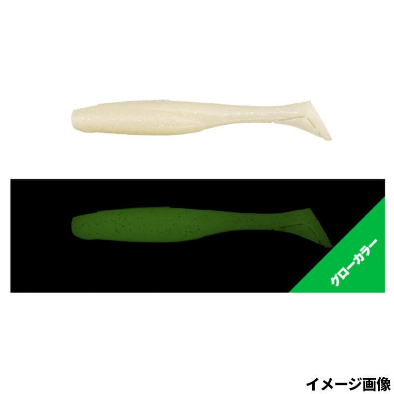 Jackall Worm Sabull Sensy Shad 4.0inch Mazume Glow Pearl