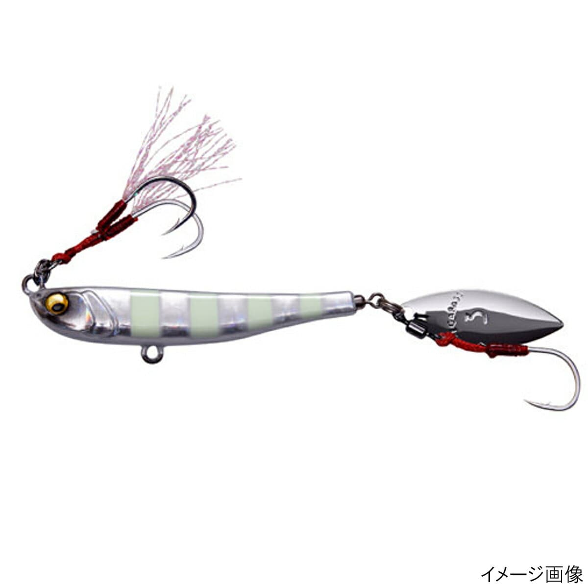Megabass Makippa 30g Glow Zebra