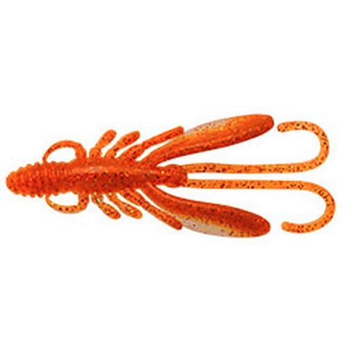 Ecogear Worm Bug Ants 3inch #384 Hot Orange Flash
