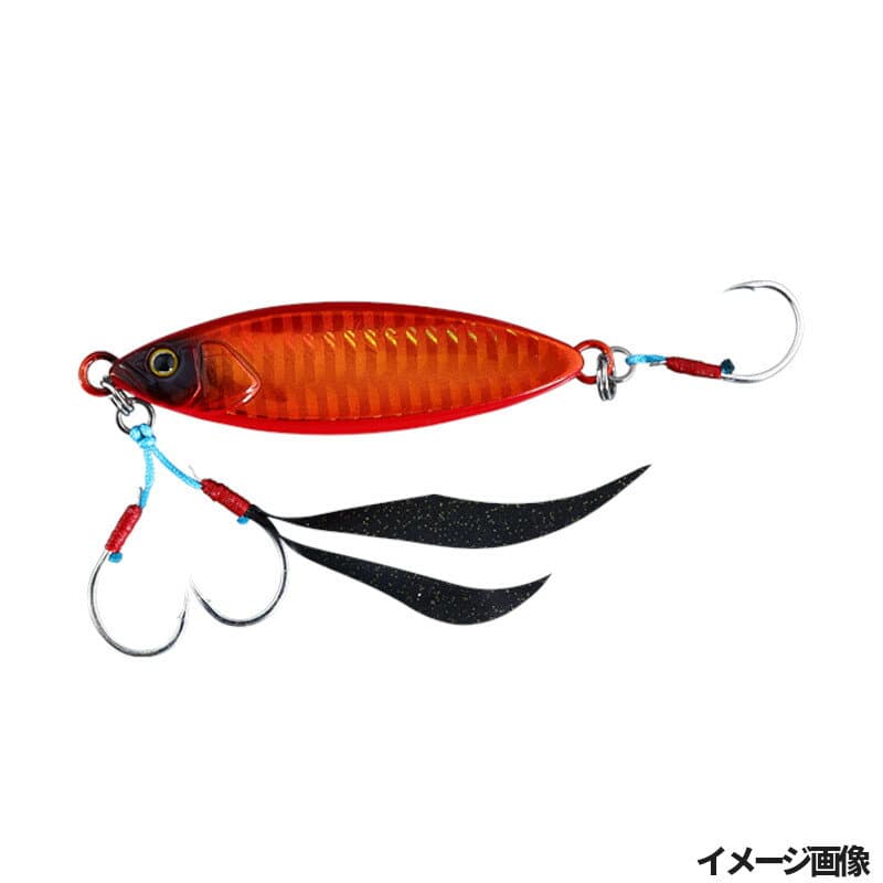 ジャッカル ジグ フラッグトラップ リーフ 80g 明滅レッドシャドー スーパーライトジギング