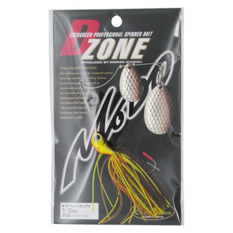 Evergreen Spinnerbait MoDo D Zone 1/2oz Double Indiana #58 Panfish