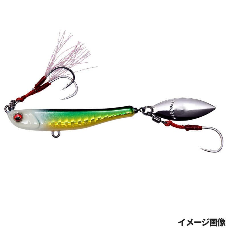 Megabass Metal Jig Makippa 10g Green Gold Half Glow