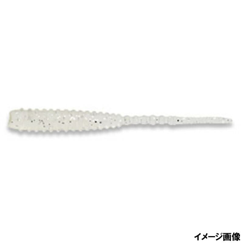 Ecogear Worm Aji Shokunin Aji Must 2.4inch #017 Clear/Silver Flk