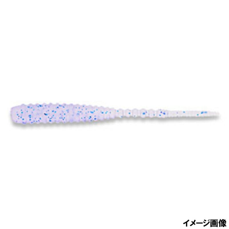 Ecogear Worm Aji Shokunin Aji Must 2.4inch #289 UV Silhouette/Blue Flk