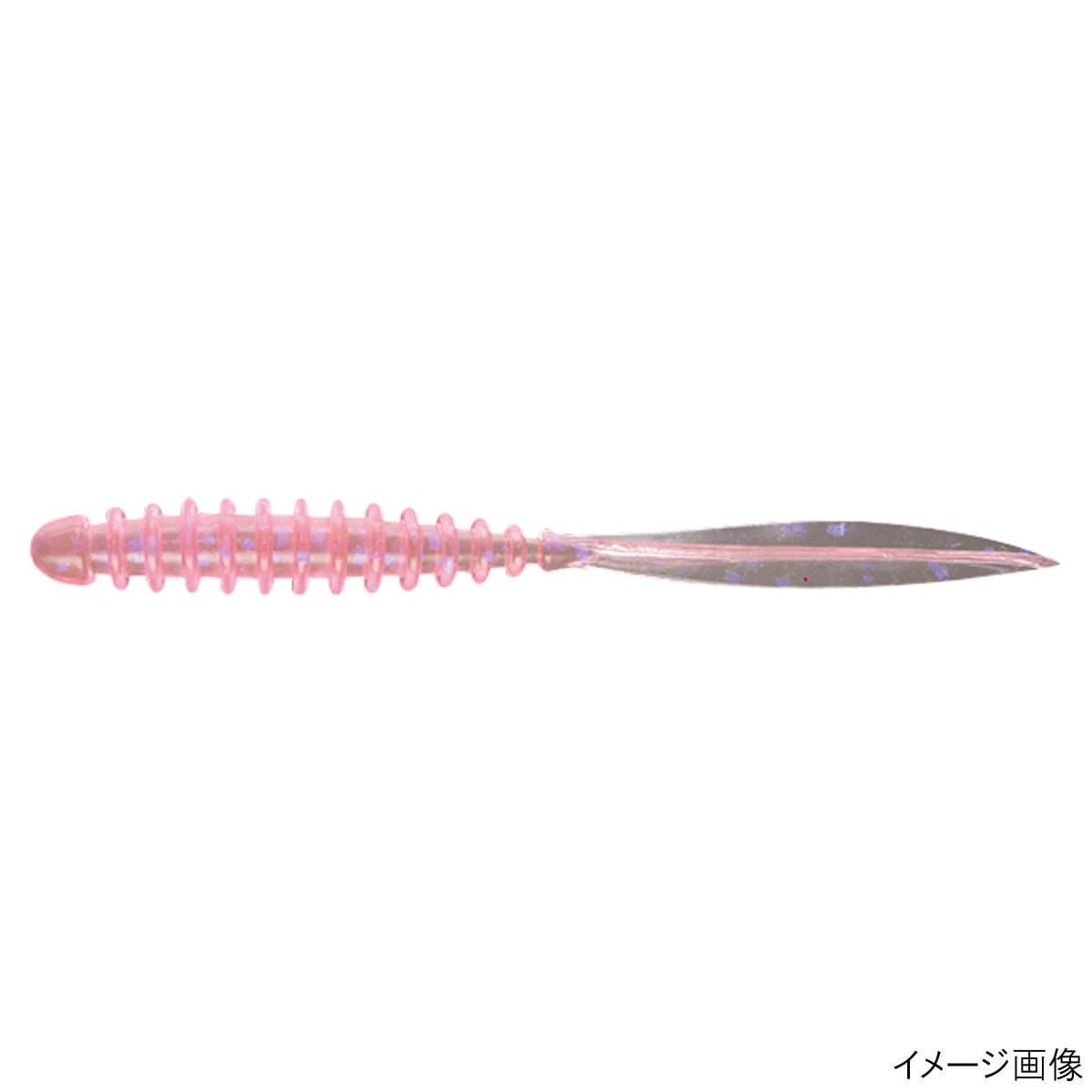 Jackall Worm Peke Ring 2.5inch Krill Neon