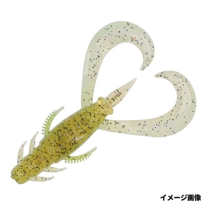 Daiwa Worm Silver Wolf Urban Crawler 2.5inch Lemongrass UV