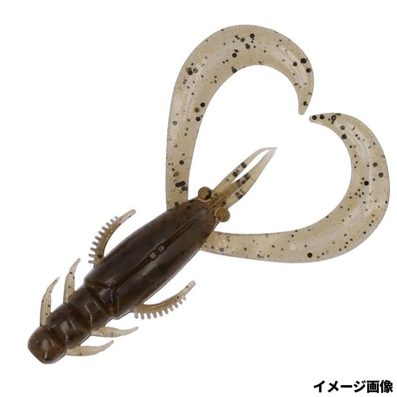 Daiwa Worm Silver Wolf Urban Crawler 2.5inch Green Pumpkin Glow Gold