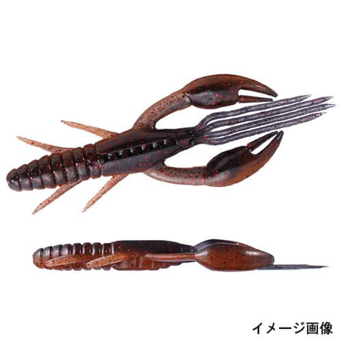 O.S.P Worm DoLive Craw 3inch TW146 Shrimp miso Black