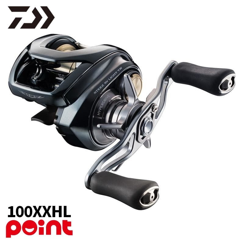 Daiwa 26 Steez SV Light TW 100XXHL (Left handed)