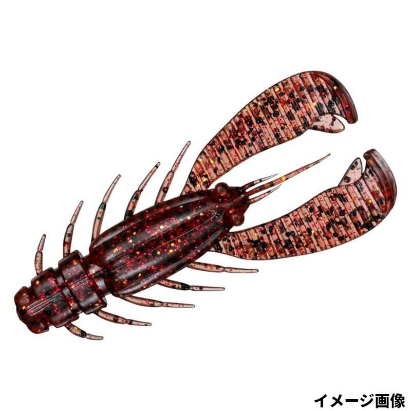 Daiwa Silver Wolf Urban Twister 2.5inch Shrimp Miso Red Gold