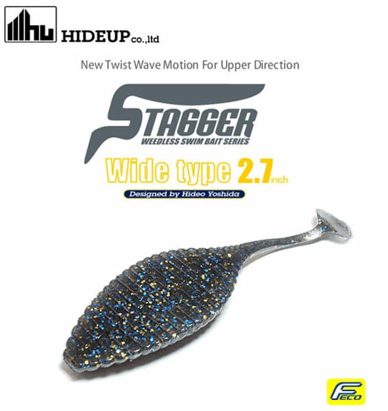 【NBC・FECO認定商品！】 ハイドアップ（HIDEUP） スタッガーワイド 2.7インチ 【メール便OK】