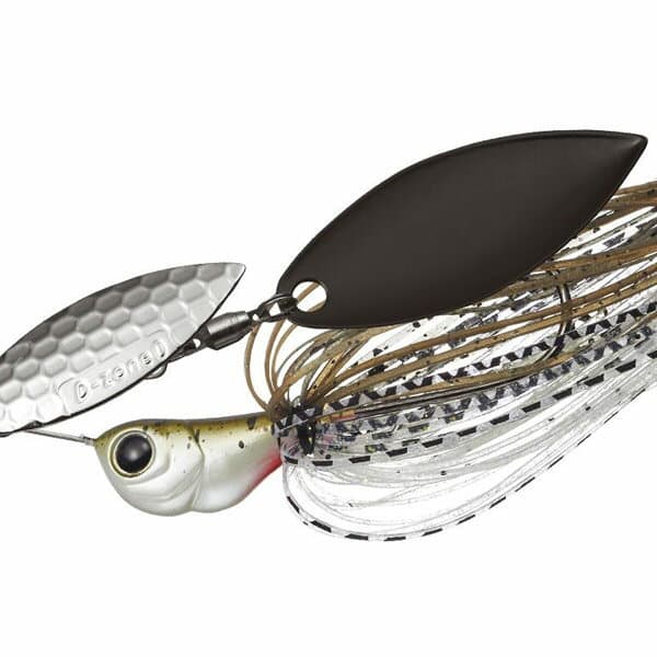 Evergreen Spinnerbait D Zone TG 3/8oz Double Willow #41 GRPK Shad