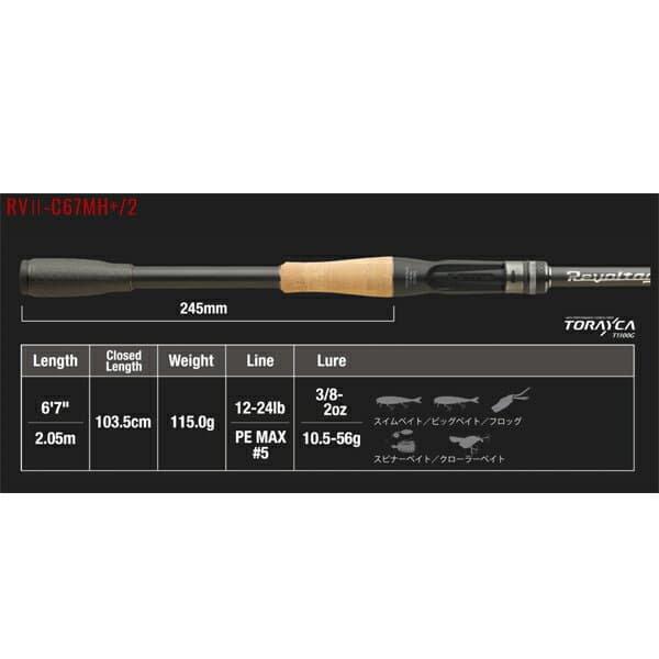 Jackall Revoltage RV II-C67MH+/2