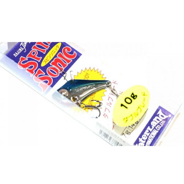 Waterland Spin Sonic 10g Double Blade #Blue Silver