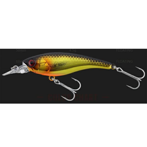 Jackall Bass Lure Soul Shad 58SSR F HLKinkuro