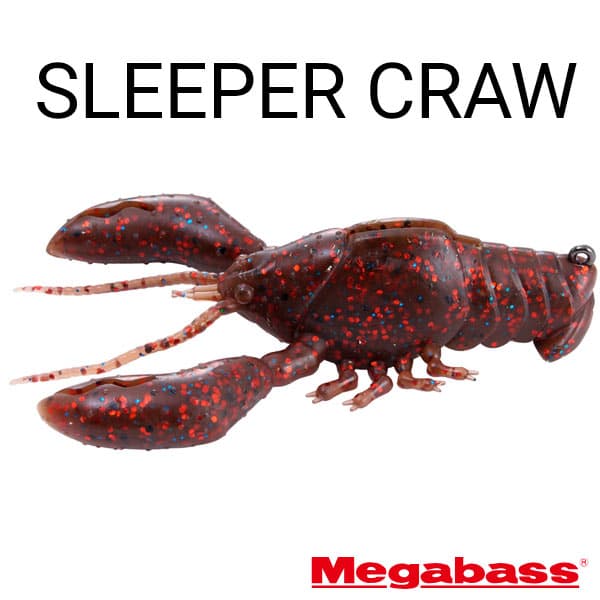 Megabass Sleeper Craw 3 inch 5/8 oz #02 Craw
